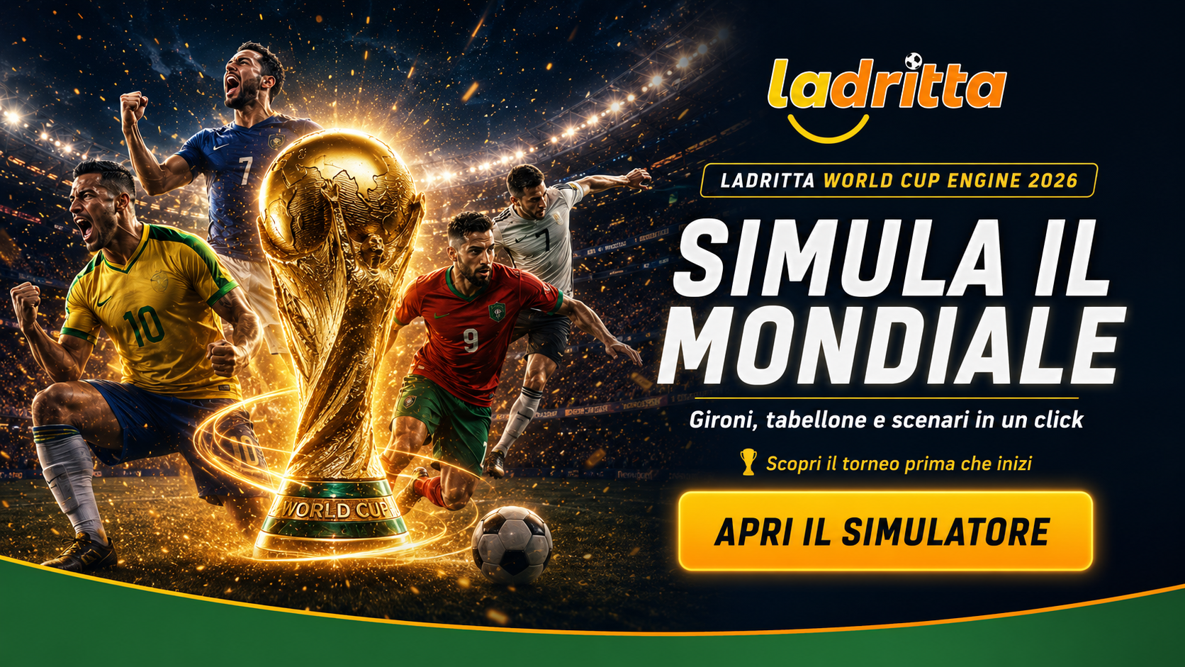 Ladritta World Cup Engine 2026 - apri il simulatore